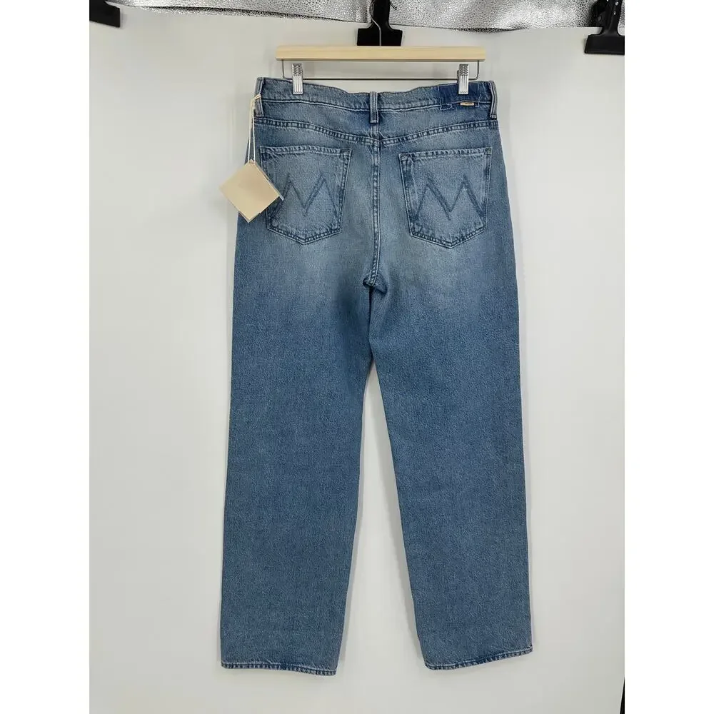 Mother Superior The Dogger Skimp Cuff Jeans Size 30 Wide Leg Leap of Face $268 - Picture 3 of 13